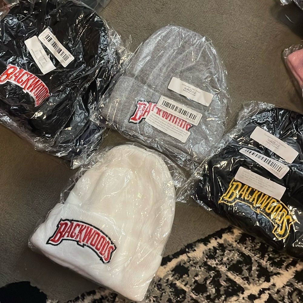 Brand new Backwood beanies